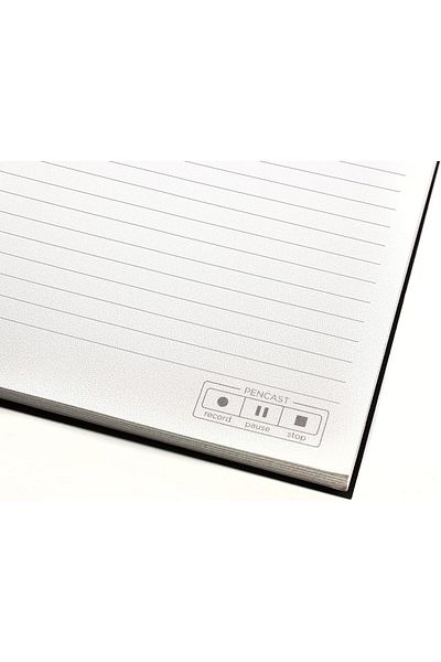 erorex A5 Spiral Smart Ruled Notebook For Livepen And Echo 2 Smart Pens 6.3In X 8.3In 4 Pack Black Anx