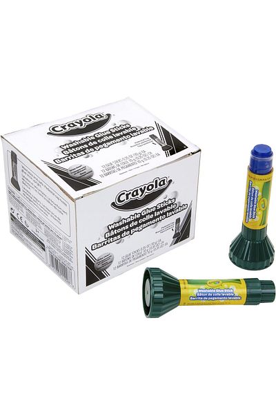 erorex Glue Sticks Box Of 12 Craft Glue School Supplies Clear 0.29 Oz