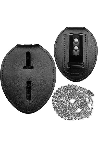 erorex Police Badge Holder Universal Badge Holders Belt Clip Law Enforcement Badge Holder Fixed Metal Clip