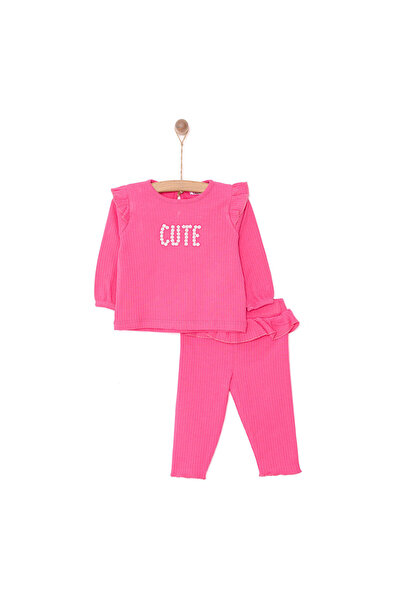 ebebek Hello Baby HelloBaby Basic Kız Kaşkorse Bluz-Tayt Takım Kız Bebek
