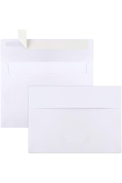 erorex 5X7 Envelopes 50 Packs White A7 Envelopes For Invitations Printable Self Seal For Weddings