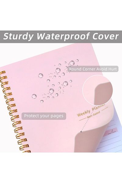 erorex Undated Weekly Planner Weekly Goals Notebook A5 To Do List Planner Habit Tracker Journal With