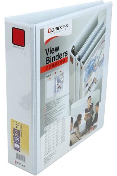 erorex 4 Ring View Binder File 36 Pack 50 Mm Capacity White
