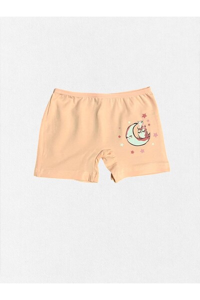 elmas kids Κοριτσίστικο σετ μπόξερ από 100% βαμβάκι με θέμα το νυχτερινό σχέδιο με αστέρια και κουκουβάγια