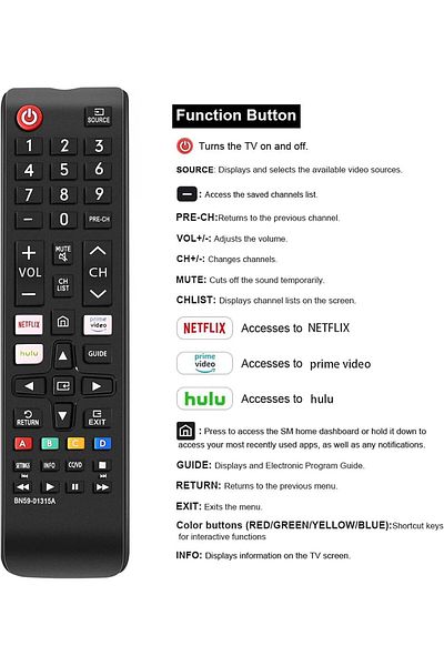 erorex جهاز تحكم عن بعد للتلفزيون الذكي من سامسونج، يدعم بث Netflix لاسلكيًا