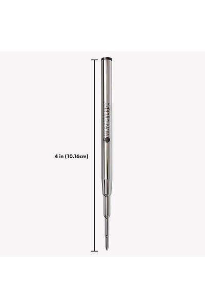 erorex Usa Ballpoint Refill To Fit Montblanc Ballpoint Pens Medium Point Soft Roll Black 2 Pack M132Bk