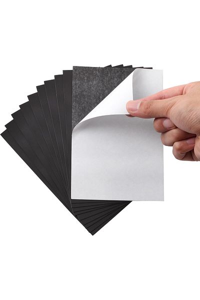 erorex Adhesive Magnetic Sheets 8.91 Inch X 6.3 Inch Magnetic Sheets With Adhesive Backing Magnetic Sheets