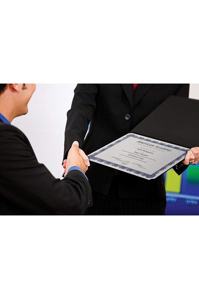erorex 25 Pack Black Certificate Holders Diploma Holders Document Covers With Gold Foil Border By For
