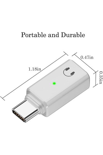 erorex Usb C To 3.5Mm Audio Adapter Charger And Headphone And Aux Port 3 In 1 Design Plug And Play Earbud