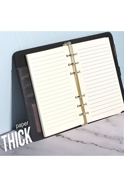 erorex Refill Lined Paper Leather Journal Refills Lined Blank Filler Paper 6 Holes Inserts 320 Pages For