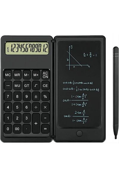 erorex Scientific Calculator With Notepad 12 Digits Lcd Display Battery Desktop Calculator Portable