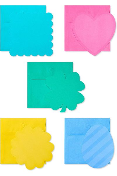 erorex Single Panel Blank Cards With Envelopes For Valentine'S Day Birthdays And All Occasions Spring