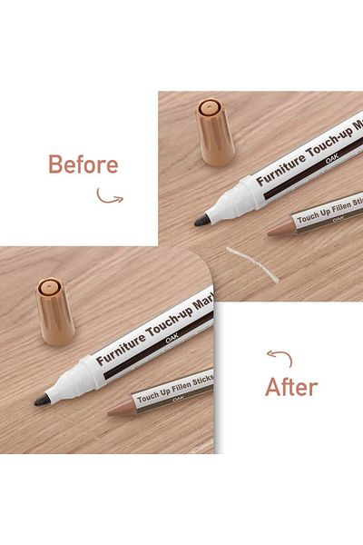 erorex Furniture Repair Kit Wood Markers Wax Sticks For Stains Scratches Wood Floors Tables Desks