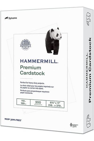 erorex White Cardstock 110 Lb 8.5 X 11 Colored Cardstock 1 Pack 200 Sheets Thick Card Stock Made In The
