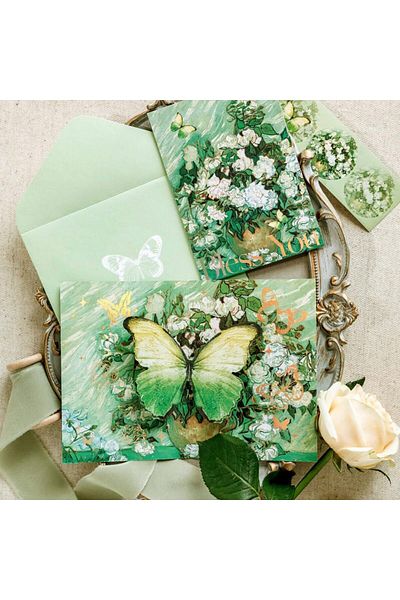erorex Pop Up Butterfly Greeting Card With Envelope For Friends Foldable Popup Celebration Cards For
