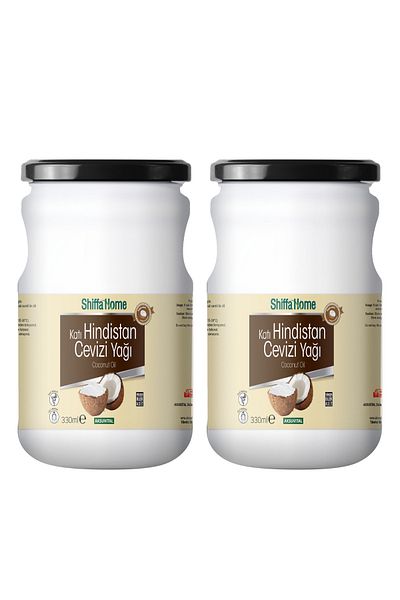 Shiffa Home Coconut Oil - 330 ml, 2 Pieces