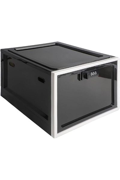 erorex Large Storage Box With Lock Medicine Lock Box File Box Refrigerator Food Safe Locking Box Tablet