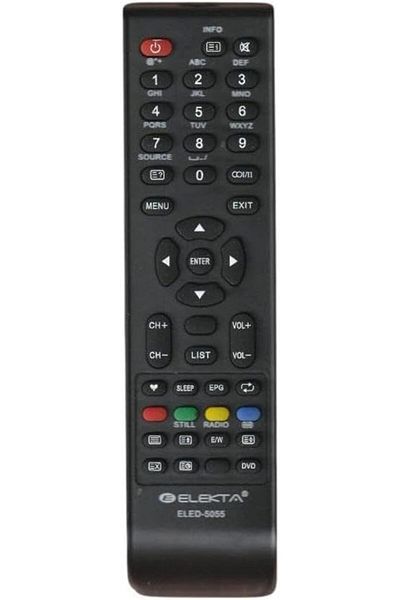 erorex جهاز تحكم عن بعد عالمي لتلفزيون JVC Pro LED Lcd الذكي باللون الأسود
