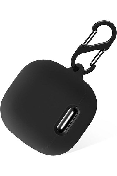 erorex Compatible Protective Case Cover For Soundpeats Air 4 Air 4 Lite With Carabiner Black