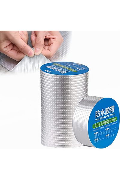 erorex Super Strong Aluminum Foil Butyl Tape Super Waterproof Tape Self Adhesive Adhesive Tape Kitchen And