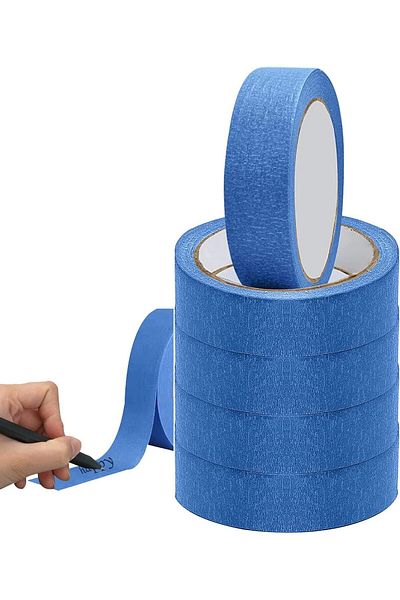 erorex Blue Painters Masking Tape Painting And Decorating Painters Masking Tape Multisurface 25 Mm Wide 20
