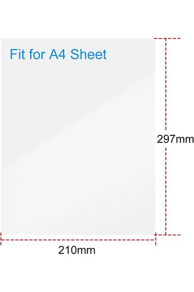 erorex Pp Book Binding Covers A4 0.4Mm Matte Protect Your Documents 50 Sheets Pack