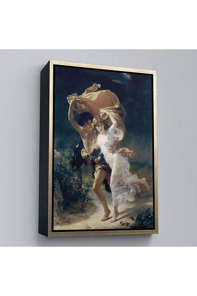 Harita Sepeti Pictură decorativă de perete Storm cu cadru auriu