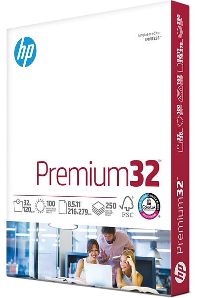 erorex Hp Printer Paper 8.5 X 11 Paper Premium 32 Lb 1 Ream 250 Sheets 100 Bright Made In Usa Fsc