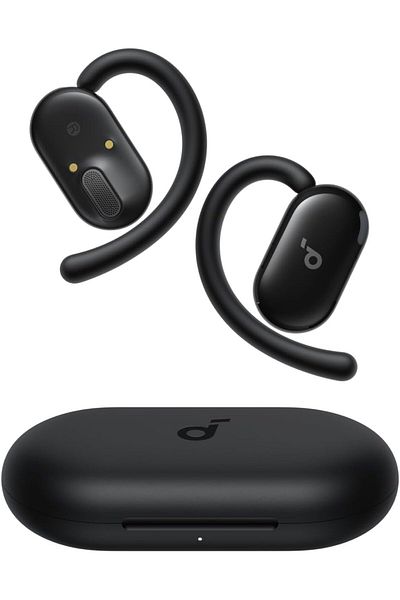 erorex سماعات الرأس Aerofit 2 من Open Ear بخطافات أذن قابلة للتعديل وملاءمة محكمة وصوت جهير غني ودقة عالية وصوت لاسلكي 42 ساعة