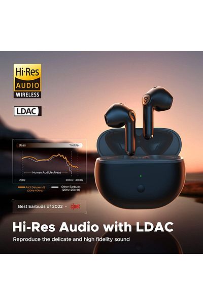 erorex Wireless Anc Bluetooth Earbuds Capsule3 Pro Hi Res Audio Headphones With Ldac Hybrid Active Noise