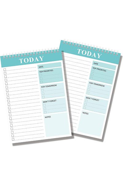 erorex To Do List Notepad 2 Packs Daily Planner Logbook Undated To Do List Planning Pad Checklist Lasting