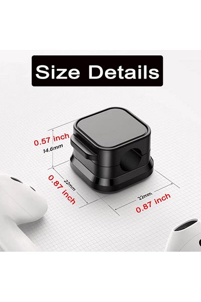 erorex منظم كابلات PCS منظم كابلات حائط مكتب مشبك كابلات لاصق حامل أسلاك منظم كابلات مغناطيسي