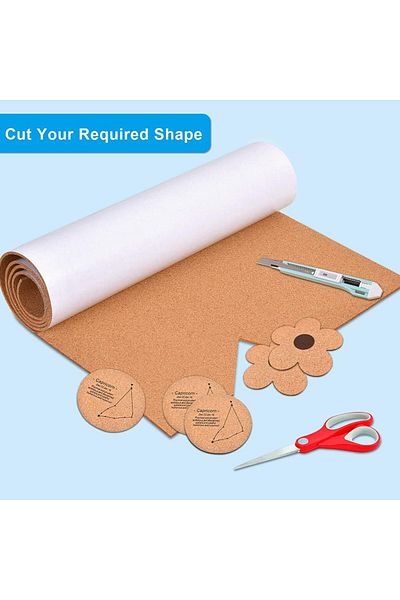 erorex Self Adhesive Cork Board Roll 1 8 Inch Thick Cork Boards For Walls 20 Inch X16 Inch Cork Board Roll