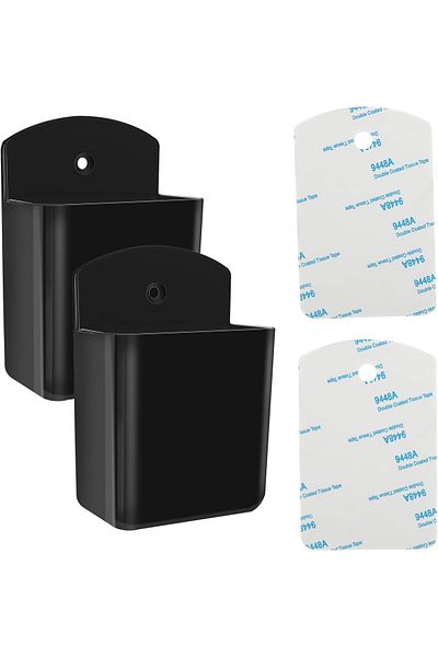 erorex 2 Packs Universal Remote Control Holders Self Adhesive Tv Air Conditioner Remote Control Holder