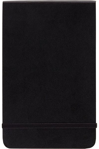 erorex Classic Ruled Paper Notebook Soft Cover And Elastic Closurejournal Black Pocket 9 X 14 A6 192 Pages