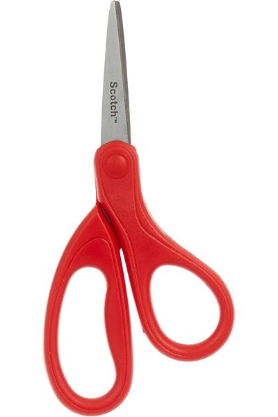 erorex Universal Home And Office Scissors 6 In 15 Cm Stainless Steel Blades Red Color Multipurpose Office