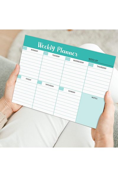 erorex Weekly Planner Notepad 7 Inch X 10 Inch Weekly Pad Organizers Habit Tracker Journal For Man And