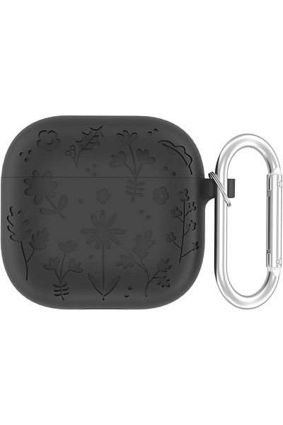 erorex Case Compatible With Samsung Galaxy Buds3 Galaxy Buds3 Pro With Carabiner Carbon Fiber Texture