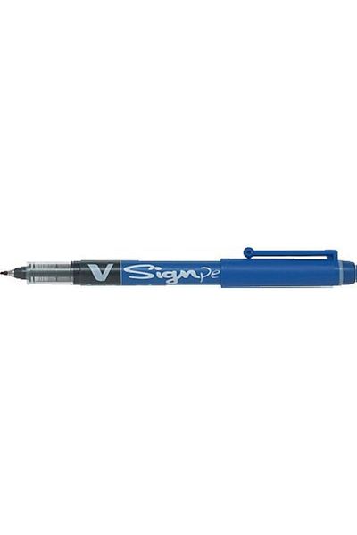 erorex 301101203 V Sign Pen Liquid Ink 2.0 Mm Tip Blue Pack Of 12