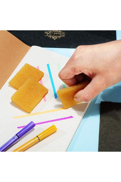 erorex 20 Pieces Glue Residue Eraser Rubber Cement Eraser 50 X 35 X 0.3 Mm Skateboard Cleaner Sanding