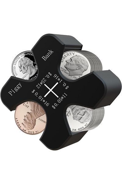 erorex Coin Holder For Car Coin Change Organizer Silicone Car Coin Holder Car Change Holder Portable Coin