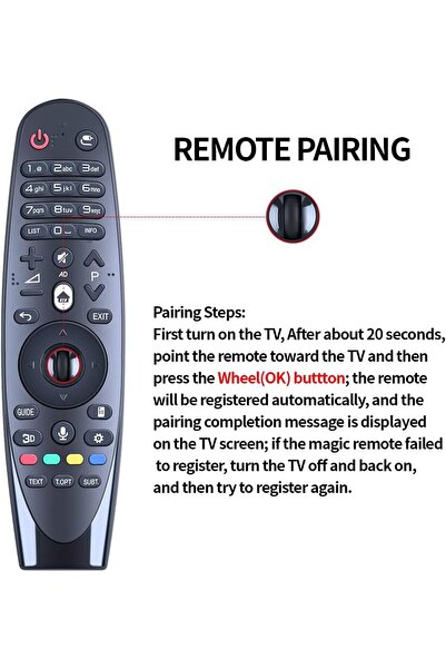 erorex An Mr21Ga Universal Remote Control For Lg Smart Tv Mr21Ga Voice Remote Fit For Lg 4K Led Lcd Oled