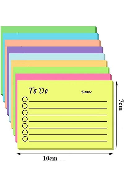 erorex Sticky Notes 9 Sets 450 Sheets Self Stick Sticky Notes Colorful Sticky Notes Pad With Lines List