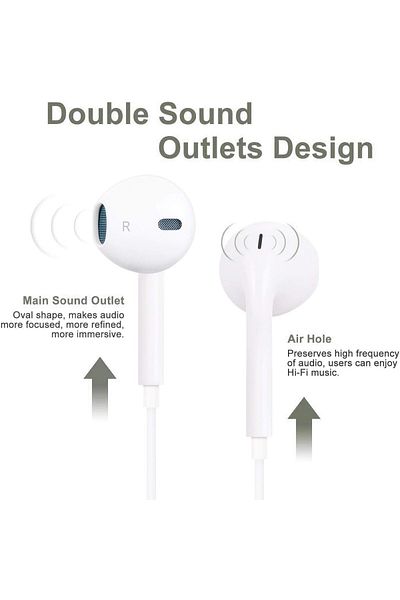 erorex Ie Hs002 In Ear Stereo Earphone With Mic Assorted Wired