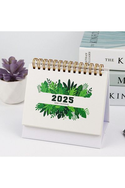 erorex Standing Flip Desktop Calendar Small Desk Calendar 2024 2025 For Planning Organizing Daily