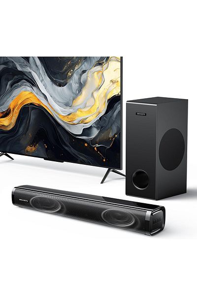 erorex شريط صوت بلوتوث للتلفزيون، مكبر صوت بلوتوث 5.3 مع تجربة صوت غامرة RGB