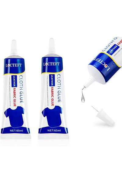 erorex Fabric Glue Permanent Clear Washable Clothing Glue For All Fabrics Cotton Flannel Denim Leather