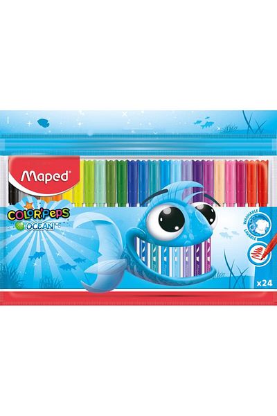 erorex Ocean Sketch Pen Set 24 Piece Multicolour