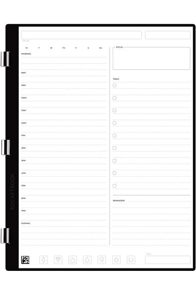 erorex New Pro Daily To Do Page Pack Scannable Pro Pages For To Do Lists And Agendas Write Scan Erase