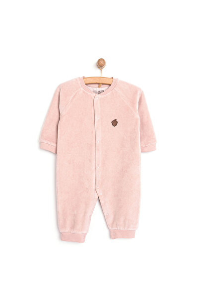 ebebek Hello Baby HelloBaby Kız Kadife Patiksiz Tulum Kız Bebek